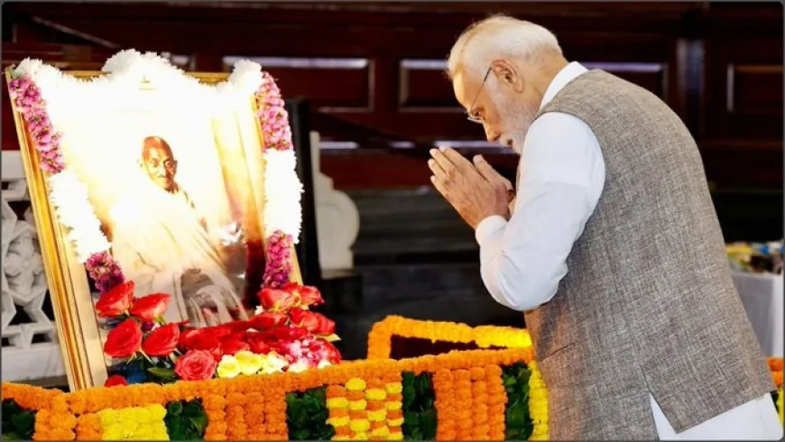 महात्मा गांधी की 78वीं पुण्यतिथि पर देशभर में श्रद्धांजलि, पीएम मोदी समेत कई नेताओं ने किया नमन