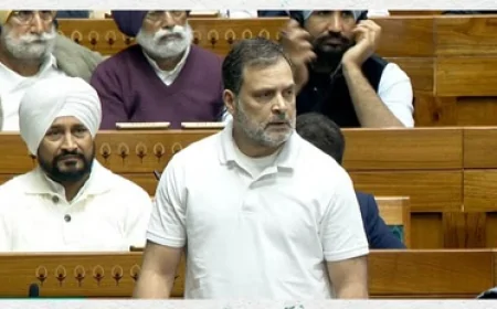 संसद में सियासी रार: राहुल गांधी दूसरे दिन भी 'चीन राग' अलापते रहे, विपक्ष के हंगामे पर स्पीकर ने दिखाई सख्ती