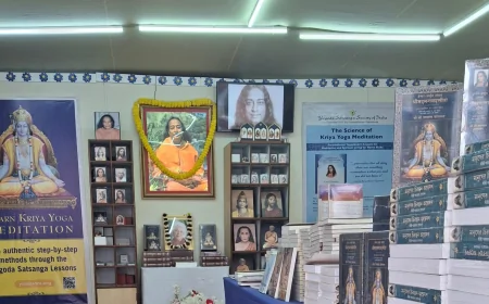 Yogoda Satsanga Stall Shines at Kolkata Book Fair