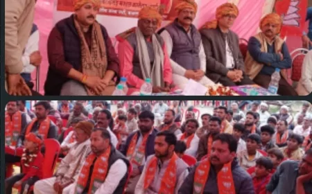 वीबी जी राम जी की बजरंगगढ़ मंडल की कार्यशाला आयोजित