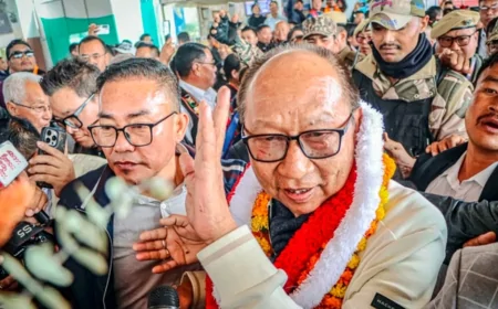 युमनाम खेमचंद सिंह बने मणिपुर के मुख्यमंत्री, दो डिप्टी सीएम और दो मंत्रियों ने भी ली शपथ