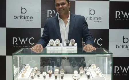Ramesh Watch Company introduces the British luxury watch brand Britime London at Jubilee Hills, Hyderabad