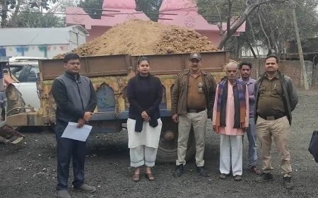 राजस्व विभाग एवं खनिज विभाग की कार्रवाई लगातार जारी, एक ट्रैक्टर-ट्रॉली जब्त