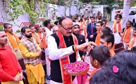 डिप्टी सीएम ब्रजेश पाठक ने 100 बटुकों को किया सम्मानित, बोले— चोटी खींचने वालों को लगेगा पाप