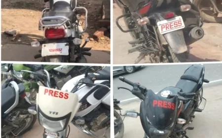 जब ‘प्रेस’ की पहचान सवालों के घेरे में: फर्जी पत्रकारिता और अनैतिक गतिविधियों पर गंभीर आरोप