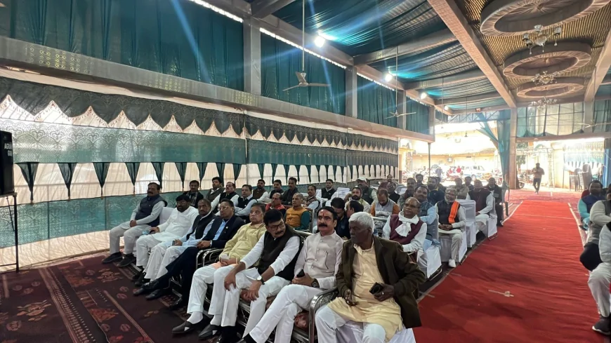 गुना में भाजपा ने बड़ी डिजिटल स्क्रीन पर बजट का किया प्रस्तुतिकरण, कार्यकर्ताओं की रही भारी उपस्थिति