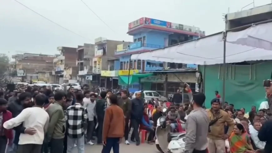 UGC कानून के विरोध में करैरा BJP सहायता केंद्र पर हंगामा, बजट प्रसारण बाधित