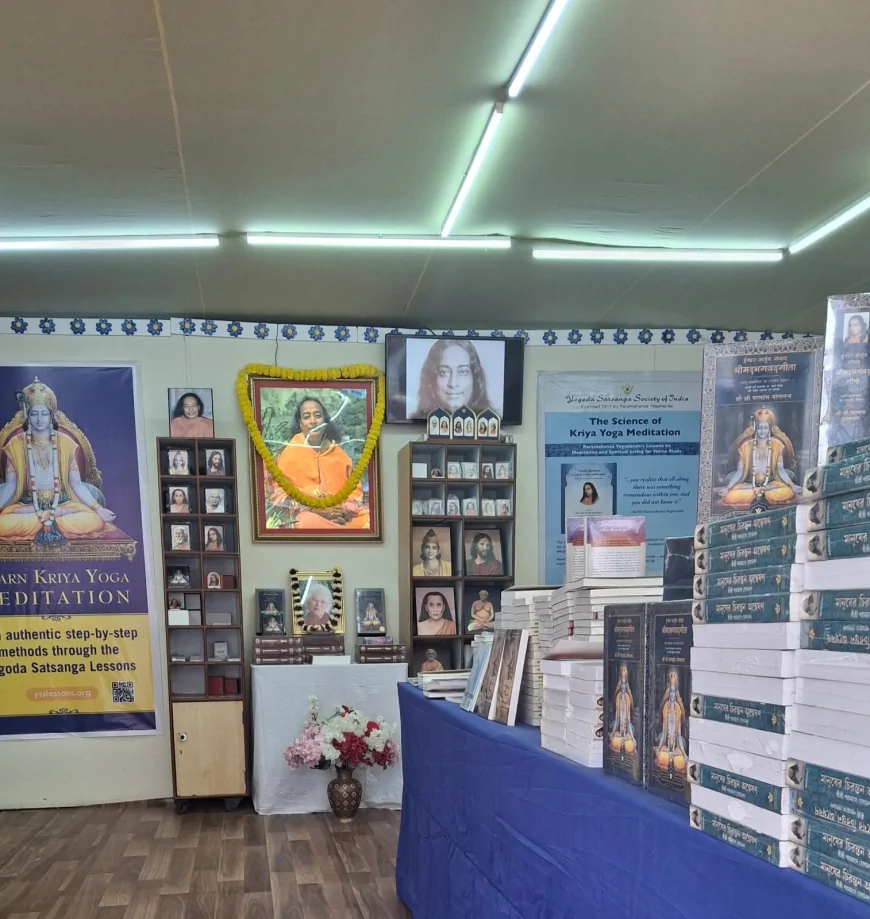 Yogoda Satsanga Stall Shines at Kolkata Book Fair