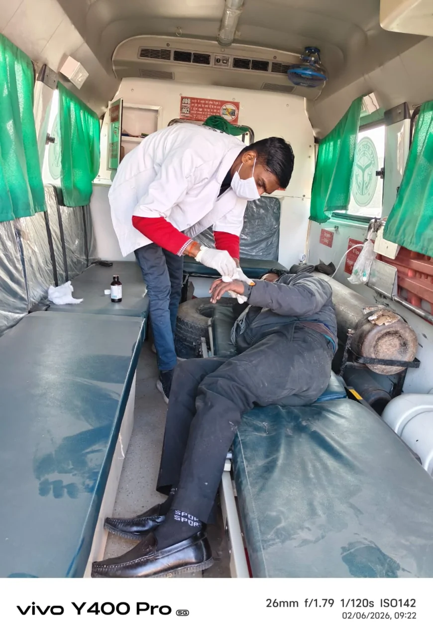 तेज रफ्तार चार पहिया वाहन की टक्कर से बाइक सवार जीजा-साले गंभीर घायल