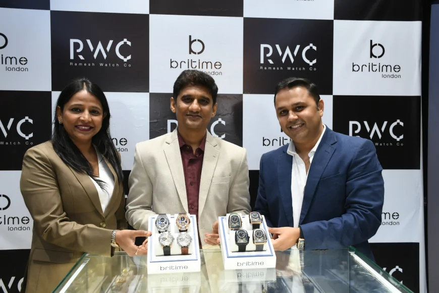 Ramesh Watch Company introduces the British luxury watch brand Britime London at Jubilee Hills, Hyderabad