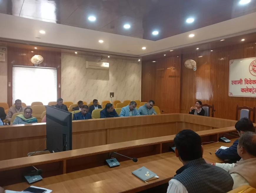 मुख्य विकास अधिकारी की अध्यक्षता मे हुई पोषण समिति की बैठक