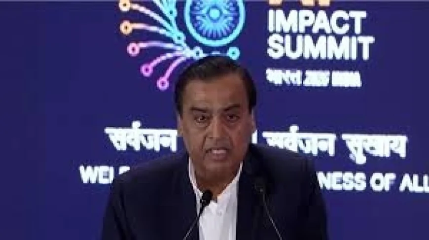 एआई समिट में पीएम मोदी का ग्लोबल निवेश का आह्वान, अंबानी बोले— मोबाइल डेटा की तरह सस्ता करेंगे एआई