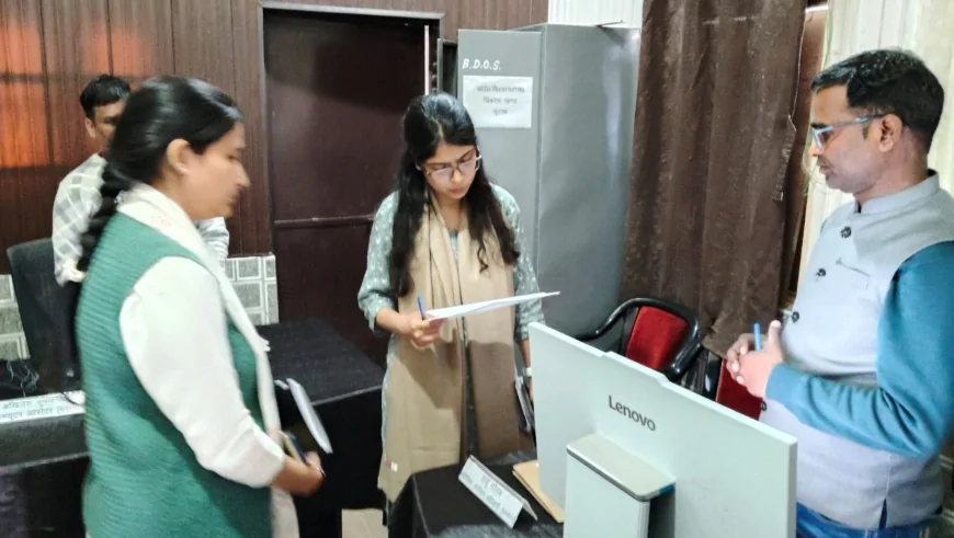 हरदोई: सुरसा ब्लॉक पहुंची मुख्य विकास अधिकारी, रिकॉर्ड व व्यवस्थाओं की जांच