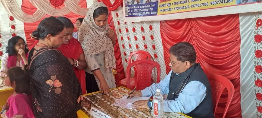 FREE HEALTH CHECK-UP CAMP ORGANIZED