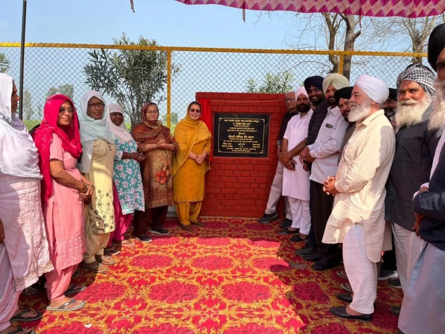 नरिंदर कौर भारज ने 1.89 करोड़ की सड़क परियोजना का शिलान्यास किया, नूरपुरा में 23 लाख का स्टेडियम जनता को समर्पित