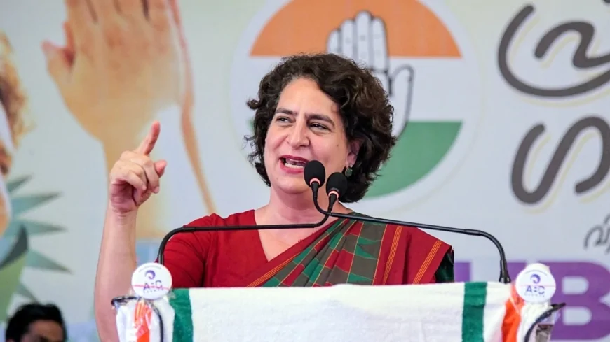 प्रियंका गांधी बोलीं—युवा कांग्रेस सदस्यों की गिरफ्तारी शर्मनाक, सरकार देशहित से समझौता कर रही