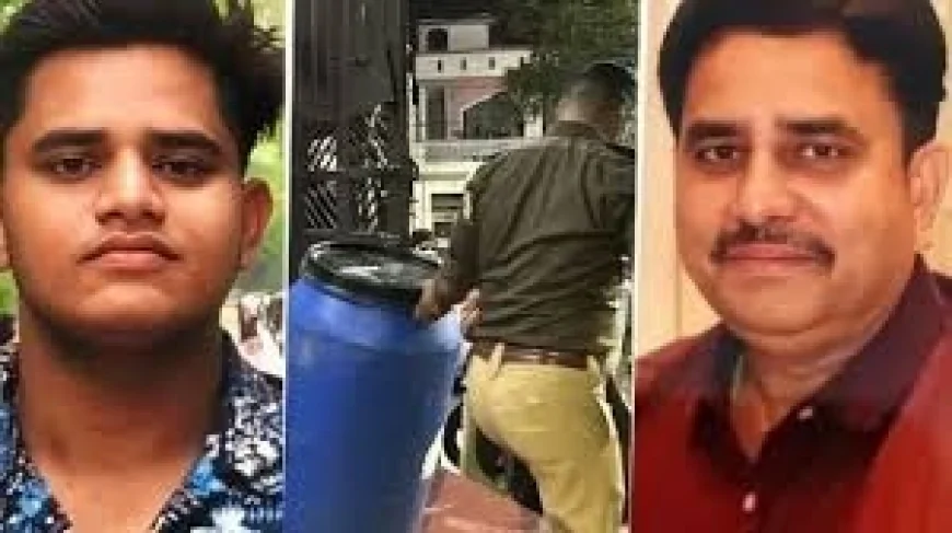 लखनऊ ‘नीले ड्रम कांड’ में चौंकाने वाला खुलासा: पिता की हत्या के बाद सामान्य बना माहौल, पनीर-मिठाई लाया आरोपी बेटा