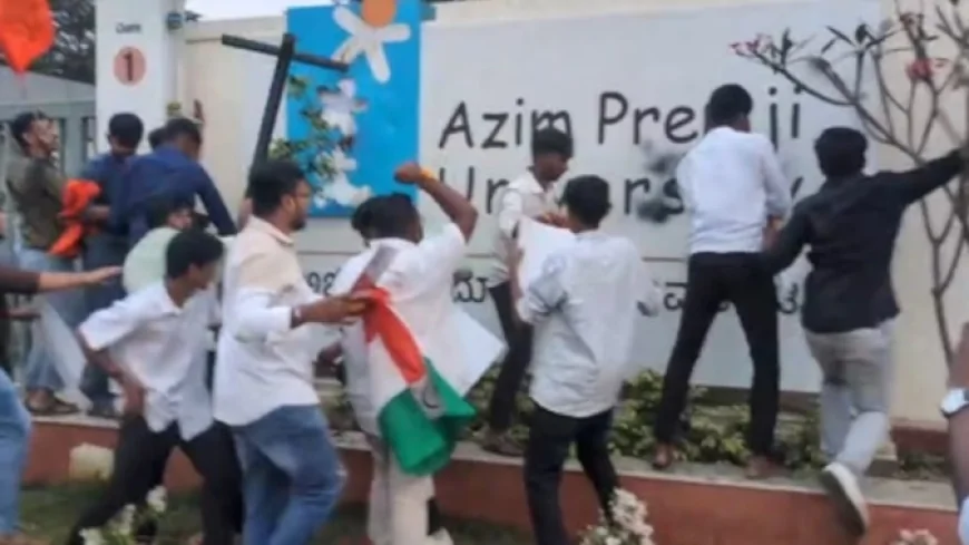 अजीम प्रेमजी विश्वविद्यालय में सोशल मीडिया पोस्ट पर विवाद, ABVP के विरोध के बाद एफआईआर दर्ज