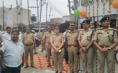 हाथरस में पहला हाई-टेक ट्रैफिक बूथ शुरू, पुलिस की ‘तीसरी आंख’ से होगी निगरानी
