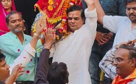सासनी में रामनवमी मेले की धूम: पथवारी माता की सवारी व भव्य रथयात्रा का शुभारंभ