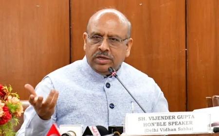दिल्ली विधानसभा: सदन का बहिष्कार एवं व्यवधान लोकतंत्र में ठीक नहीं:गुप्ता