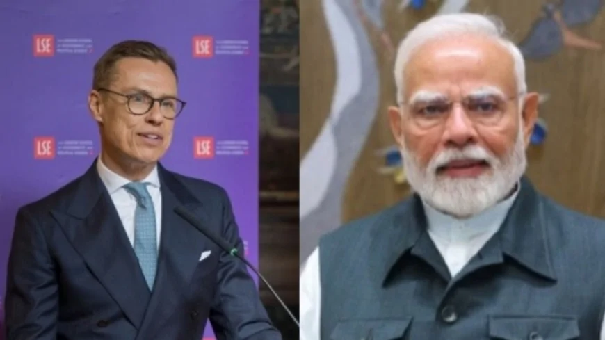 फिनलैंड के राष्ट्रपति पहुंचे भारत: नरेंद्र मोदी बोले— नई ऊंचाइयों पर पहुंचेंगे रिश्ते