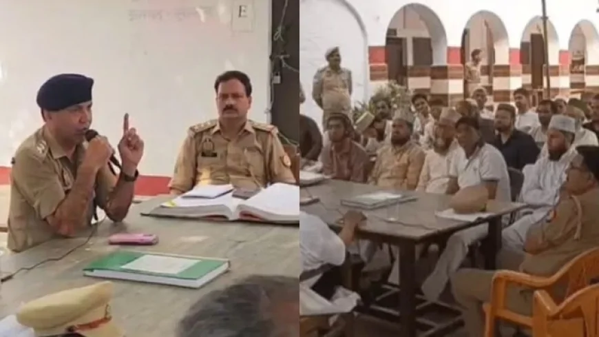 ईरान के नाम पर छाती पीटी तो कर देंगे बढ़िया वाला इलाज, संभल सीओ कुलदीप सिंह का वीडियो वायरल