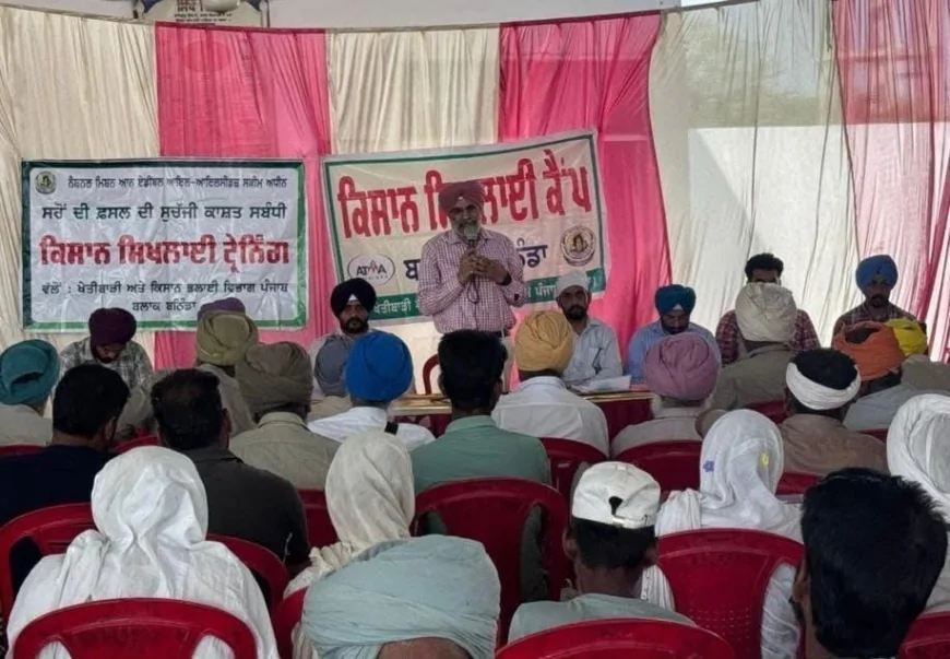 नेशनल मिशन ऑन एडिबल ऑयल्स के तहत किसानों को सरसों की खेती की जानकारी दी गई