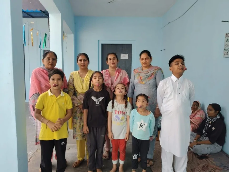 आंगनवाड़ी बच्चों के पूरे विकास के लिए बठिंडा जिले में खेल मुकाबले