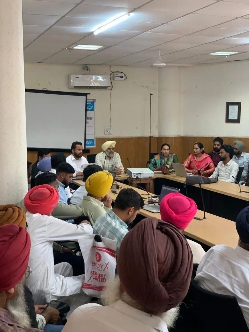 किसान रजिस्ट्रेशन के लिए ट्रेनिंग प्रोग्राम आयोजित