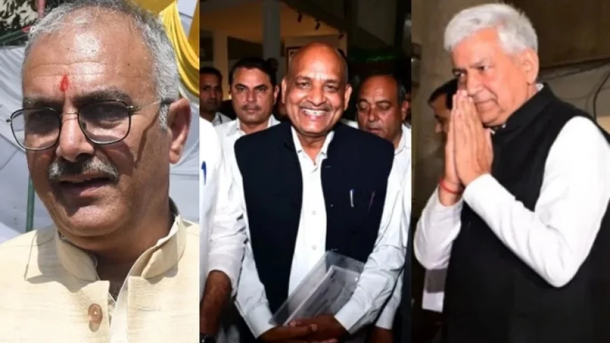 हरियाणा में राज्यसभा की दो सीटों के लिए मतदान शुरू, सीएम नायब सिंह सैनी ने डाला वोट