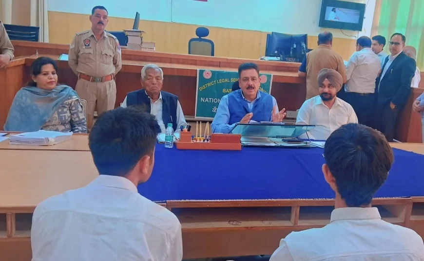 बठिंडा में नेशनल लोक अदालत का आयोजन, आपसी सहमति से 23,421 मामलों का निपटारा