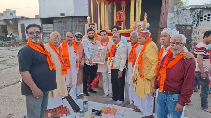 हाथरस में भगवान परशुराम की भव्य शोभायात्रा की तैयारियां तेज, रथ पूजन संपन्न