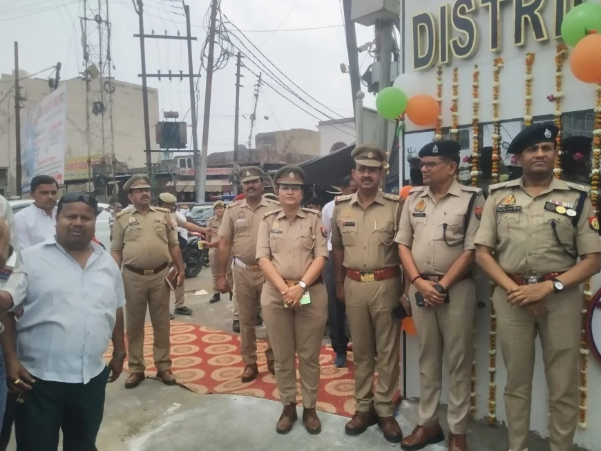 हाथरस में पहला हाई-टेक ट्रैफिक बूथ शुरू, पुलिस की ‘तीसरी आंख’ से होगी निगरानी