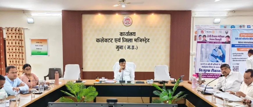कलेक्टर की अध्यक्षता में साप्ताहिक समय-सीमा बैठक संपन्न, अधिकारियों को दिए आवश्यक दिशा-निर्देश