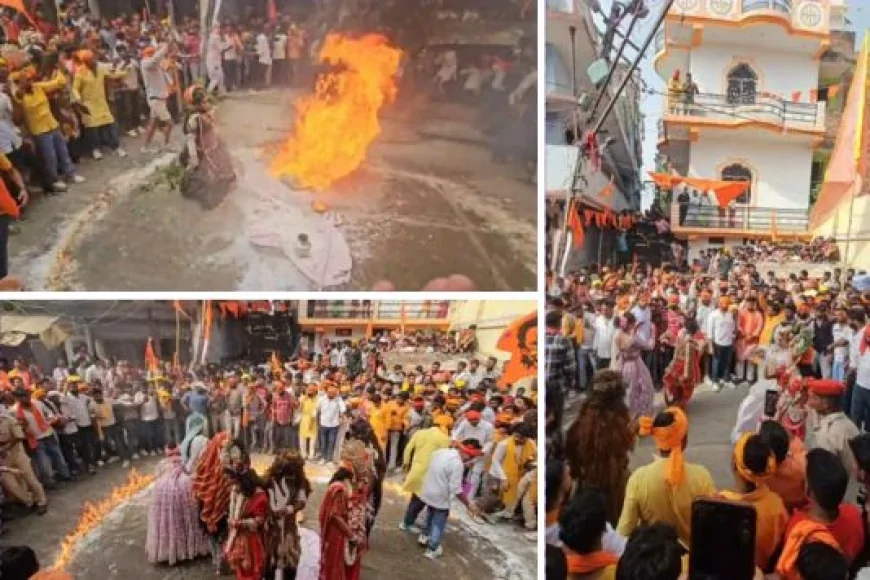 DELUGE OF DEVOTION SEWLLS AT THE RAMNAVAMI PROECESSION IN SHAHPUR