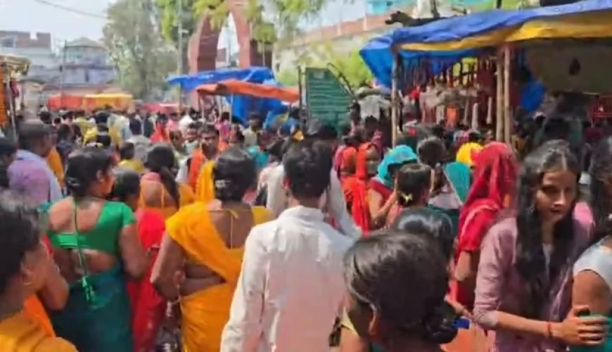 नालंदा में शीतला अष्टमी पर मातम: मघड़ा देवी मंदिर में भगदड़ से आठ श्रद्धालुओं की मौत