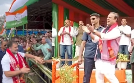 असम विधानसभा चुनाव: प्रचार चरम पर, नेताओं के तीखे वार-पलटवार से गरमाई सियासत