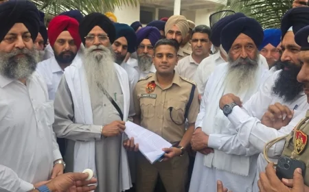 मीरी पीरी मेडिकल इंस्टीट्यूट पर कब्ज़े की कोशिश के खिलाफ़ संगत का बड़ा प्रदर्शन, हरजिंदर सिंह धामी ने पुलिस पर लगाया उत्पीड़न का आरोप