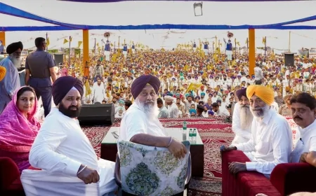 ओलावृष्टि से तबाह फसल पर अकाली दल का एक्शन प्लान, सुखबीर सिंह बादल का मान-केजरीवाल पर तीखा हमला