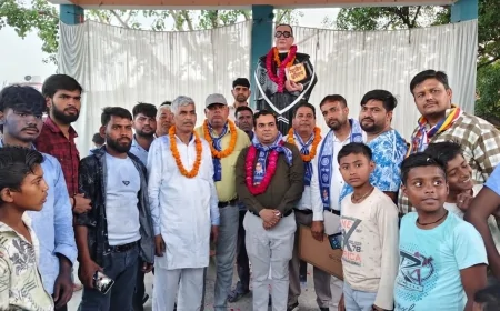 नगला विजैया में श्रद्धा और उत्साह के साथ मनाई गई बाबा साहेब की 135वीं जयंती
