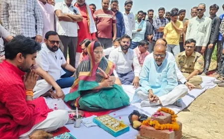 रजनी तिवारी ने किया महिला महाविद्यालय का भूमि पूजन, इंजीनियरिंग कॉलेज की घोषणा