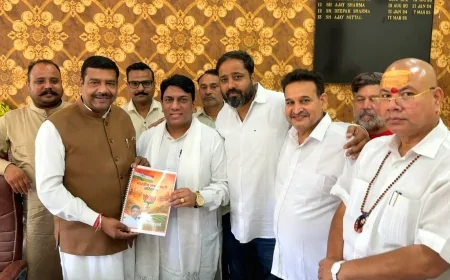 योगेश्वर शर्मा ने भाजपा से महापौर पद के लिए पेश की दावेदारी