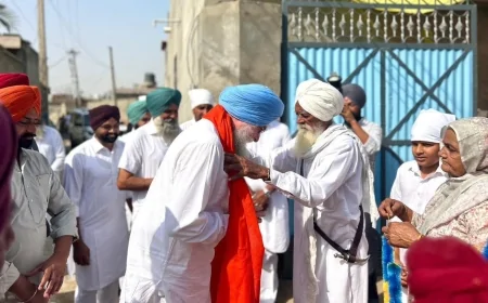 स्पीकर कुलतार सिंह संधवान ने जीदा में सुखमनी साहिब पाठ के भोग में टेका माथा