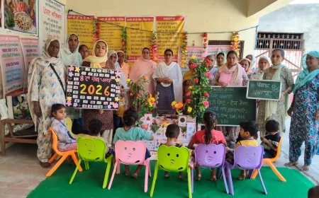 बठिंडा में पोषण पखवाड़ा संपन्न, हेल्दी डाइट के प्रति लोगों को किया जागरूक