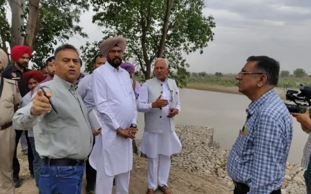 बाढ़ से निपटने की तैयारी तेज: 600 करोड़ खर्च करेगी पंजाब सरकार, मंत्री गोयल ने किया रिव्यू