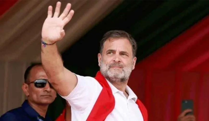 असम में कांग्रेस की रैली, राहुल गांधी ने संविधान का जिक्र कर सरकार पर साधा निशाना