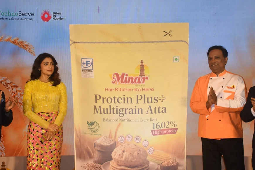 Shriya Saran Unveils India’s First Fortified Protein Plus Multigrain Atta ‘MINAR’