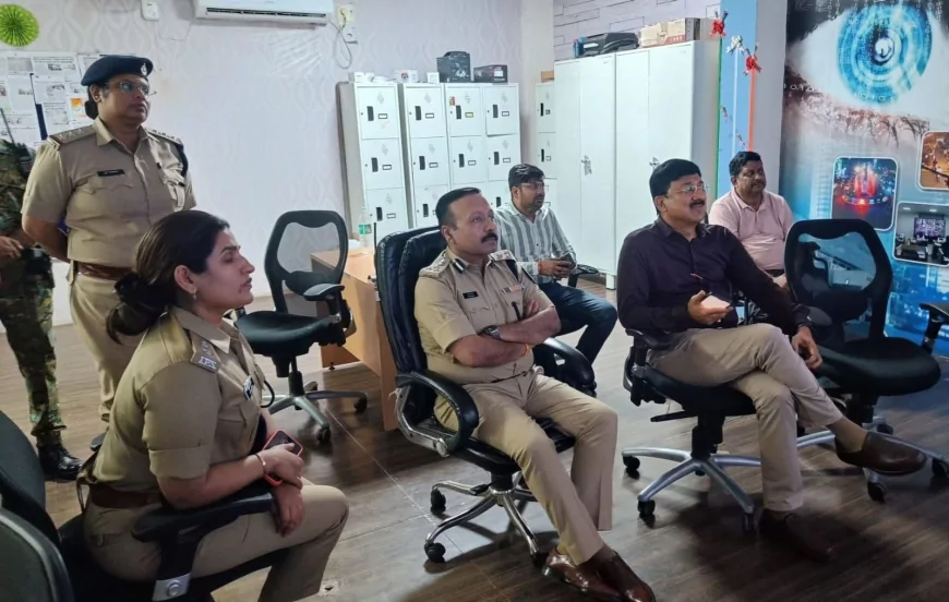 सीसीटीवी से शहर पर नजर: अधिकारियों ने सुरक्षा व्यवस्था का लिया जायजा
