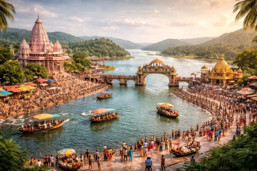 HOLY TRIVENI SANGAM AT BINDGANVA
